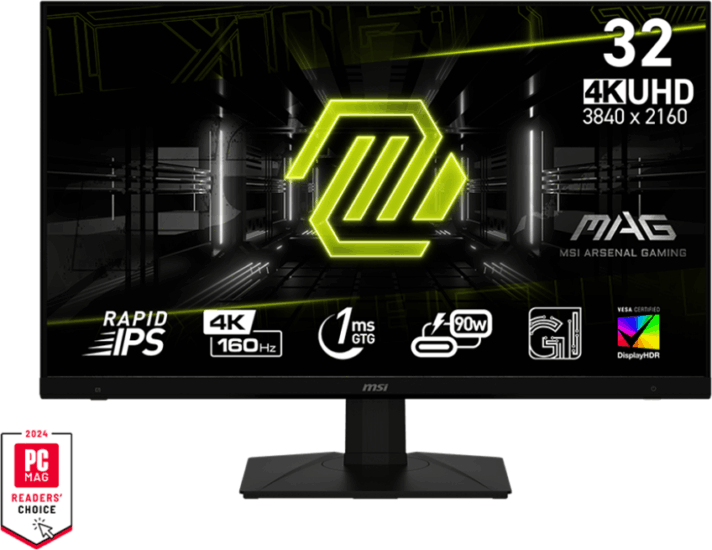 MSI 32" 322URDF E16 16:9 UHD OLED Gaming Monitor - Fekete