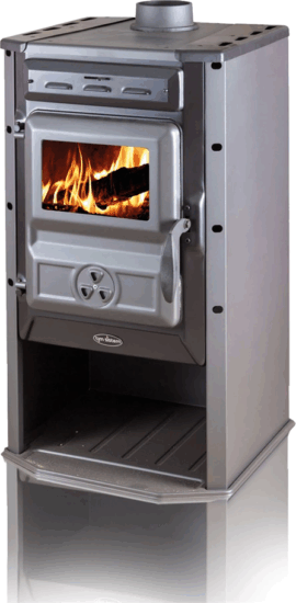 Warnex Carobna Szabadonálló Kandalló 6900W - Szürke