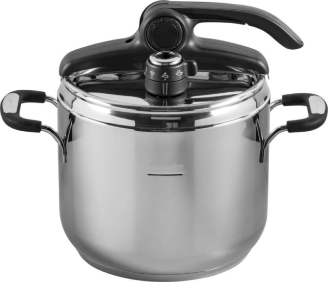 Lagostina Briosa Rozsdamentes Acél Kukta Fazék Ø 22cm 7L - Ezüst