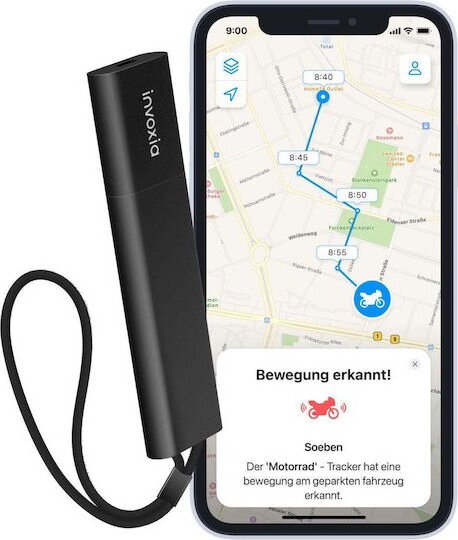 Invoxia 90953 GPS Tracker Pro nyomkövető Előfizetés nélkül GPS Trackerrel