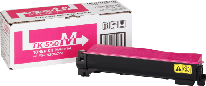 Sqip (Kyocera TK-550M FS-C5200DN) Utángyártott Toner - Magenta