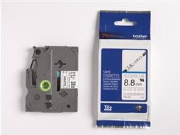 Brother HSE221 P-Touch Feliratozógép szalag 8,8 mm fehér alapon fekete, zsugorcsöves