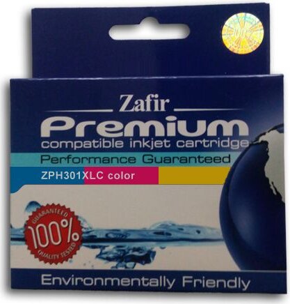 Zafír ZPH301XLC (HP CH564EE) Patron Színes