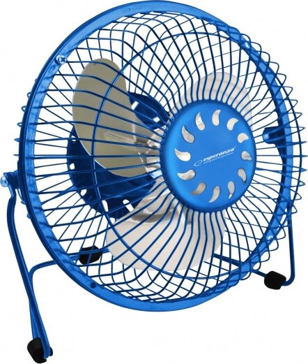Esperanza 6" YUGO asztali USB ventilátor - Kék