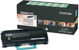 Lexmark X264H11G Visszajuttatási toner Fekete Lexmark X264H11G Visszajuttatási toner Fekete