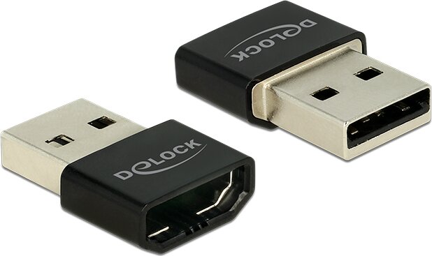 Delock HDMI anya - USB 2.0 apa Adapter - Fekete
