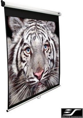 EliteScreen fali vászon Manual 113"(1:1) M113NWS1 (203,2x203,2cm, MaxWhite,1.1, Fehér váz)
