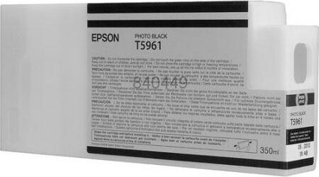 Epson UltraChrome HDR T5961 Ink Cartridge - fekete