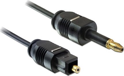 Delock 82876 Toslink optikai audio kábel 2m (Toslink apa - Toslink Mini apa)