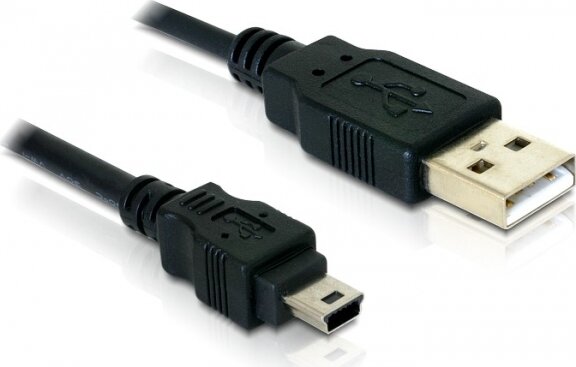 Delock kamera kábel USB 2.0 - USB-B mini 5 tűs apa-apa