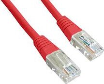 Gembird UTP kat.5e RJ45 patch kábel, 1m, piros