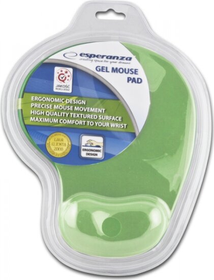 Esperanza EA137G - Zselés egérpad (zöld)