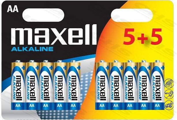 MAXELL Alkálielem LR-6 AA 10db-os
