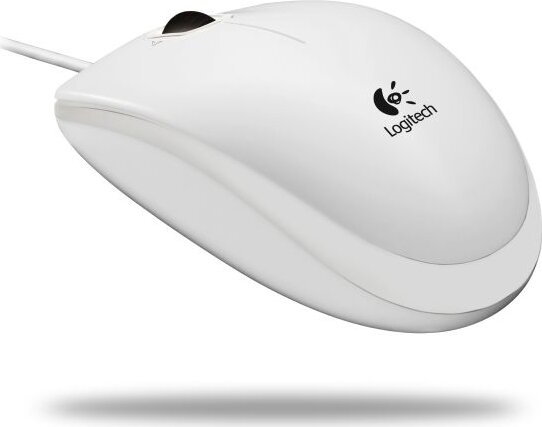 Logitech B100 USB Egér - Fehér