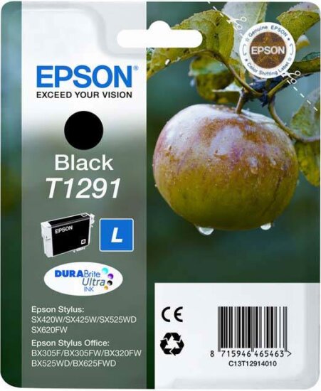 Epson T1291 Eredeti Tintapatron Fekete