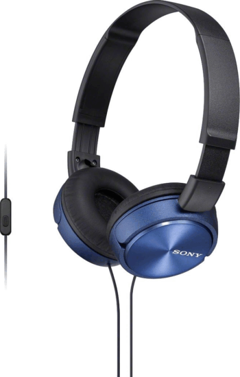 Sony MDR-ZX310AP mikrofonos fejhallgató - Kék Sony MDR-ZX310AP mikrofonos fejhallgató - Kék