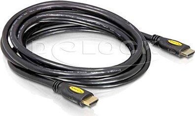 Delock Cable High Speed HDMI Ethernet - A male / male 2,0m
