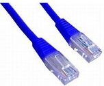 Gembird UTP kat.5e RJ45 patch kábel, 0.25m, kék