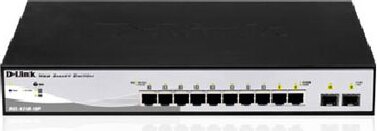 D-Link DGS-1210-10 10-Portos Gigabit Smart Managed Switch - Fekete D-Link DGS-1210-10 10-Portos Gigabit Smart Managed Switch - Fekete