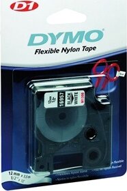 DYMO LM D1 Feliratozógép szalag 12mm fekete betű / fehér alap
