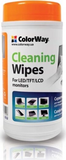ColorWay tisztítószerek LCD/LED/TAB, (nedves tisztítókendő 100 db)