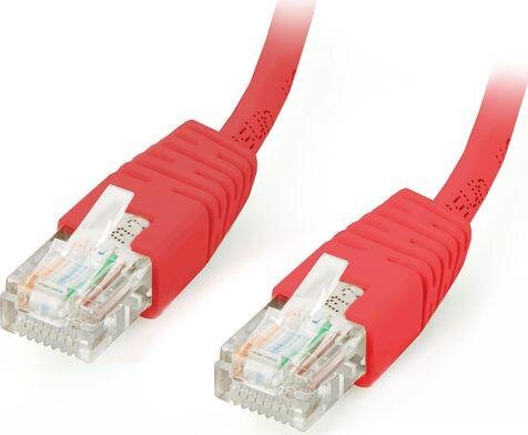 Equip U/UTP Cat6 lapos patch kábel 0.5m piros Equip U/UTP Cat6 lapos patch kábel 0.5m piros