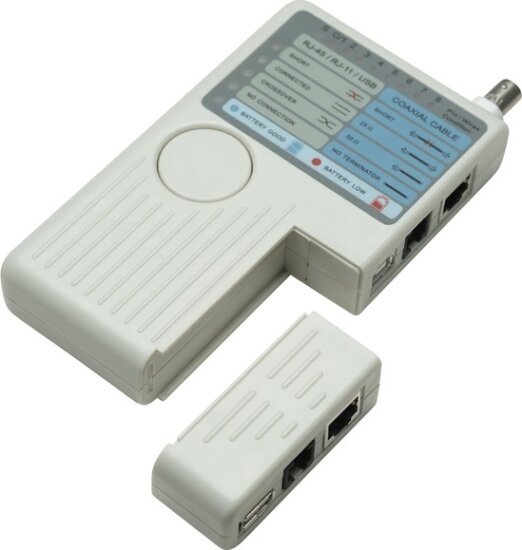 Intellinet kábel teszter RJ45,RJ11,USB,BNC