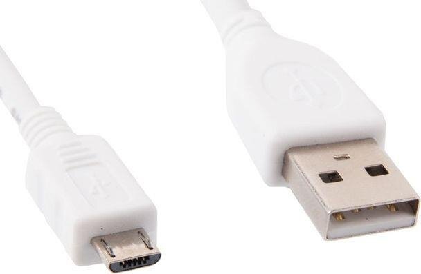 Gembird micro USB 2.0 kábel AM-MBM5P 1m, fehér Gembird micro USB 2.0 kábel AM-MBM5P 1m, fehér