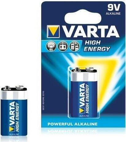 Varta High Energy 6LR61 9V tartós elem (1db/csomag)