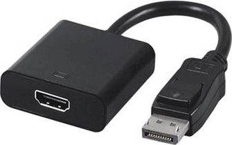 Gembird DisplayPort M - HDMI F Adapterkábel 0,1m Fekete Gembird DisplayPort M - HDMI F Adapterkábel 0,1m Fekete