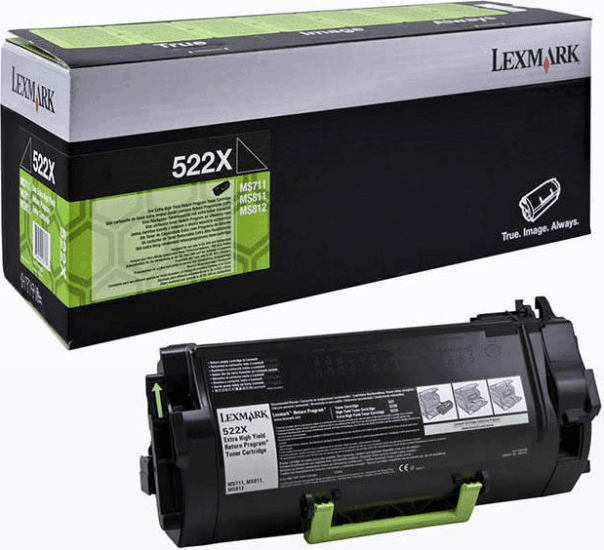 Lexmark 52D2X0E (522X) Toner Fekete