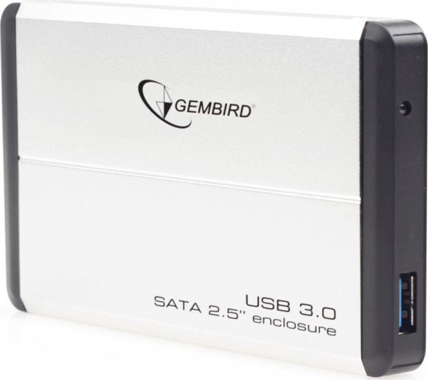Gembird EE2-U3S-2-S 2.5" USB 3.0 Külső HDD ház Ezüst Gembird EE2-U3S-2-S 2.5" USB 3.0 Külső HDD ház Ezüst