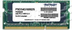 Patriot 4GB 1600MHz CL11 DDR3 SO-DIMM memória