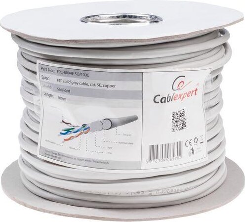 Gembird FPC-5004E F/UTP CAT5e kábel 100m - Szürke