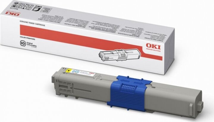 OKI sárga toner C310/330/510/530 szériához 2000 oldal