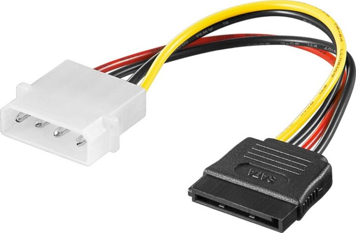 Power cable Molex/SATA Akyga AK-CA-17 15cm Power cable Molex/SATA Akyga AK-CA-17 15cm