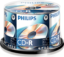 Philips CD-R Írható CD lemez (50 db / henger)