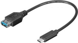 Goobay 67894 USB 3.0 Type-C M - USB F Adapterkábel 0.2m Fekete Goobay 67894 USB 3.0 Type-C M - USB F Adapterkábel 0.2m Fekete