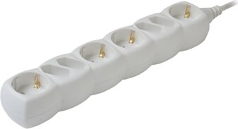 Somogyi NV18WH 8-AS 1,5M Fehér Hálózati Elosztó