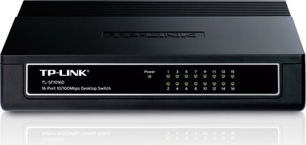 TP-Link TL-SF1016D asztali Switch