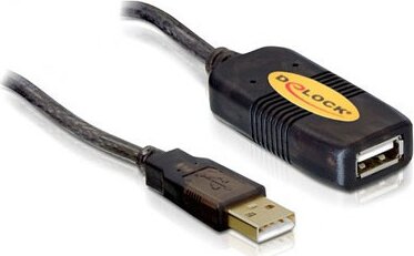 Delock Cable USB 2.0 Extension, active 5m