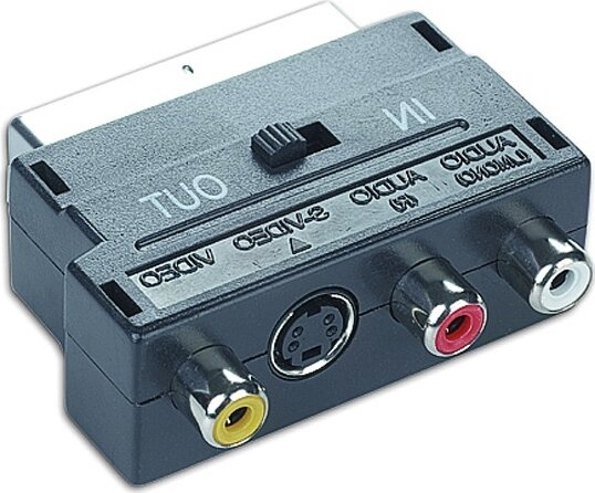 Gembird Scart - 3x RCA + S-Video Adapter Gembird Scart - 3x RCA + S-Video Adapter