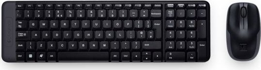 Logitech MK220 Wireless billentyűzet US + Egér - Fekete