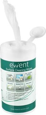 EWENT by Eminent képernyő és felület nedves tisztító kendő 100db/doboz