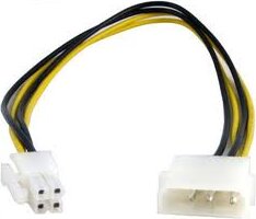 Goobay Kolink 4=>4 tűs tápkábel adapter CPU