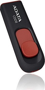 A-data 32GB C008 USB 2.0 pendrive - Fekete/piros