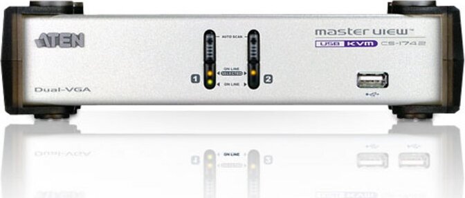 Aten CS1742C-AT VGA USB 2-port KVM Switch