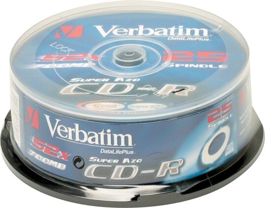 VERBATIM CD-R 700MB 25db/henger