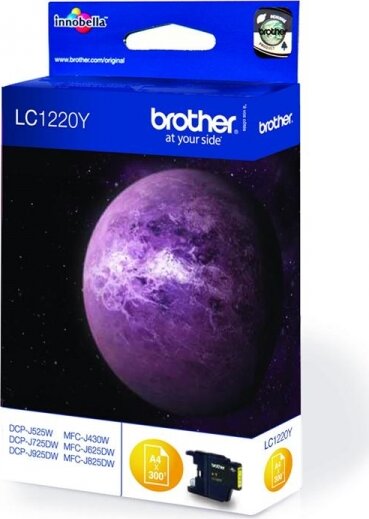 Brother Patron LC-1220Y DCP-J525/J725/J925 300/oldal, sárga Brother Patron LC-1220Y DCP-J525/J725/J925 300/oldal, sárga
