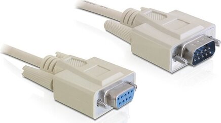 Delock D-SUB 9pin M/F adatkábel 2m